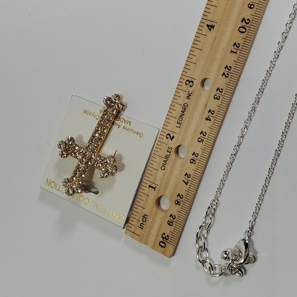 Cross Necklace and Brooch - Picture 7 of 13